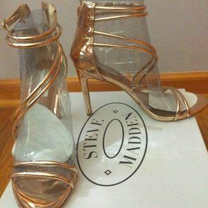 Steve Madden - Metallic Fico Rose Gold Heels